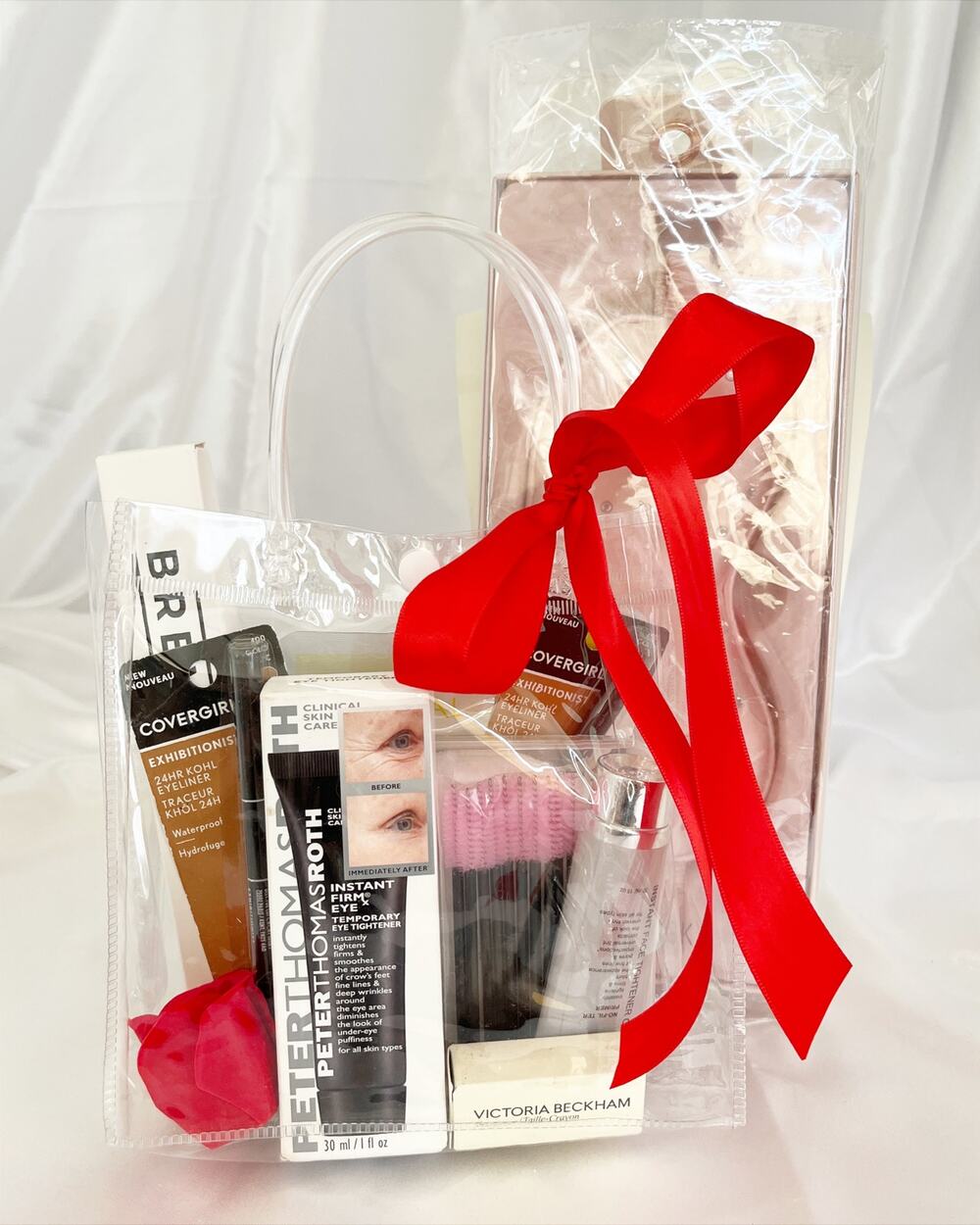 BEAUTY BUNDLE Eye Firmer Eye Liner Face Mask Face Tighten Powder Puff Sharpener